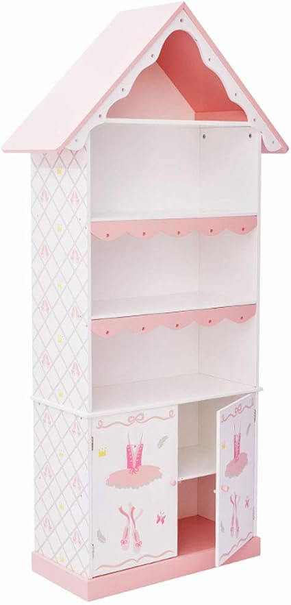 Meubles Bibliotheque Rose Chambre Des Enfants Bibliotheque Rose Chambre Casier Toy Toy Princess Etageres De Rangement En Bois Etageres Chambre Fille Color Pink Size cm 31cm 164cm Amazon Fr Cuisine Maison