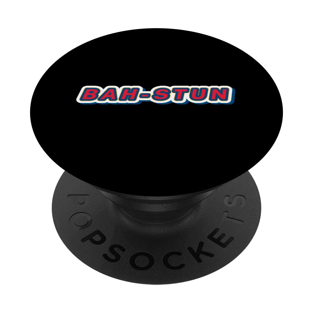 Fun Boston Massachusetts Bah-stun Souvenir Design PopSockets Swappable PopGrip