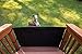 The Stair Barrier Baby and Pet Gate – Banister-to-Banister - Retractable Fabric Safety Gate Wide and Regular Sizes - Made in the USA – Black