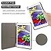Infiland Lenovo Tab2 A8/ Tab3 8 Case, Ultra Slim Tri-Fold Stand Case Cover for Lenovo Tab 2 A8-50 2015 Release/Lenovo Tab 3 TB3-850F 2016 Release 8-Inch Tablet Only, Black