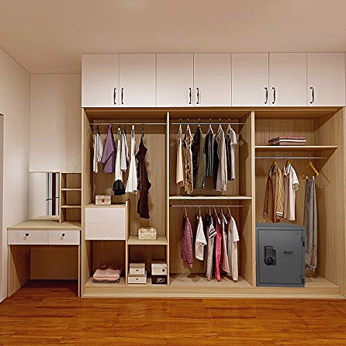 AEGIS 1.04 cu.ft Fireproof Safe Electronic Security Safe Box-Safes and Lock Boxes, Money Box, for Home Hotel Office Cash Jewelry,Battery and Keys Included