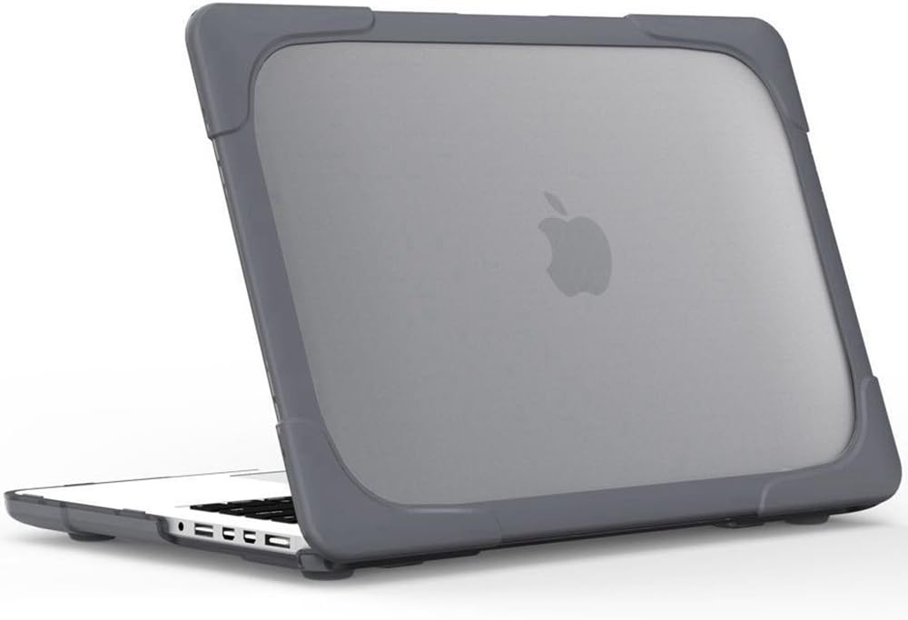 GRUTTI MacBook Pro 13 Case, Only Fit for A1502 A1425, Plastic Hard Shell Combined with Soft TPU Full Coverage Offer Extra Layer Protection for Your MacBook (Gary)