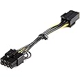StarTech.com PCI Express 6 pin to 8 pin Power Adapter Cable - Power cable - 6 pin PCIe power (F) to 8 pin PCIe power (M) - 6.1 in - yellow - PCIEX68ADAP,Black, Yellow