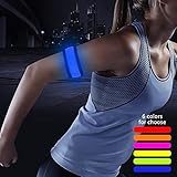 Higo LED Armband - Running Gear Led Slap Bracelet Sports Event Wristbands, Perfect Gift for Adults& Kids, 100% Quality Guarantee(blue)