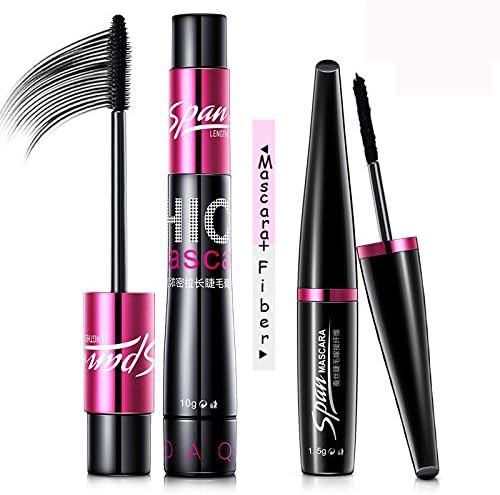 Mascara Makeup Set Eyelash Extension Lengthening Volume 3D Fiber Mascara Waterproof Cosmetics 2pcs/lot