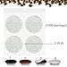 IreVoor 1000 pcs DIY Aluminum Espresso Lids Compatible with Nespresso 10 pcs Empty Capsule