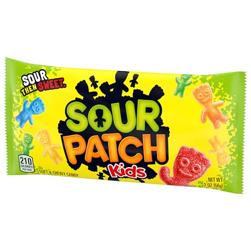 SOUR PATCH KIDS SOFT & CHEWY GUMMY CANDY, 2 OZ