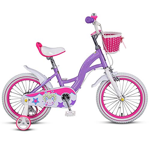 利用できるサイズ キッズバイク子供用自転車14 16インチ男の子と女の子のサイクリング 28歳の子供用 白 ピンク 紫 子ども用自転車 Yumeige 色 B07qjygrgc 紫の 14in 14in さいず サイズ 紫の 子ども用自転車 限 定 販 売 Makan Place
