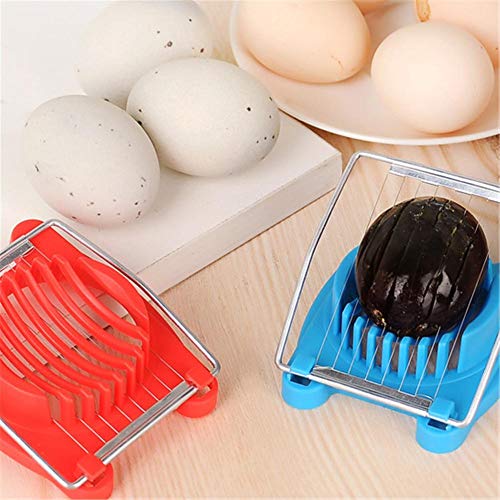 Nifera Egg Slicer Egg Cutter Heavy Duty Slicer for Strawberry Fruit Garnish Slicer Stainless Steel Wire Unusual