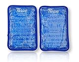 Gel Beads Hot / Cold Pack - Fabric Back – (2-Pack) – Innovative Reusable gel bead technology provides instant heat or ice pain relief, rehabilitation and therapy.