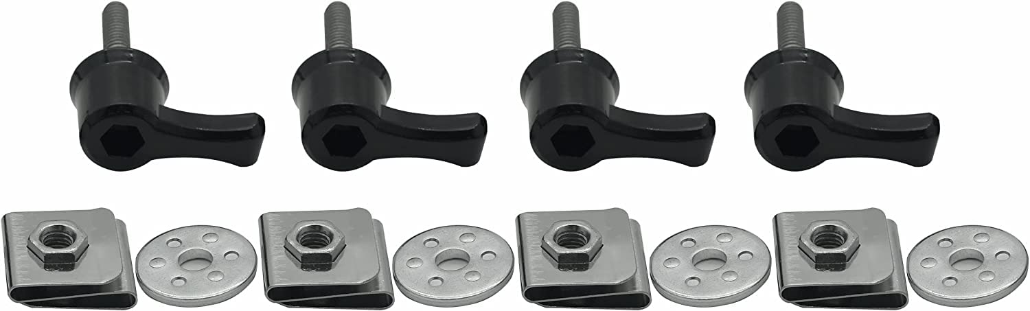 Saddlebag Mounting Hardware Theft Deterrent System Lock Fastener Bolt Nut for Harley Davidson Touring Road King Street Glide Electra Glide Road Glide 92-2024