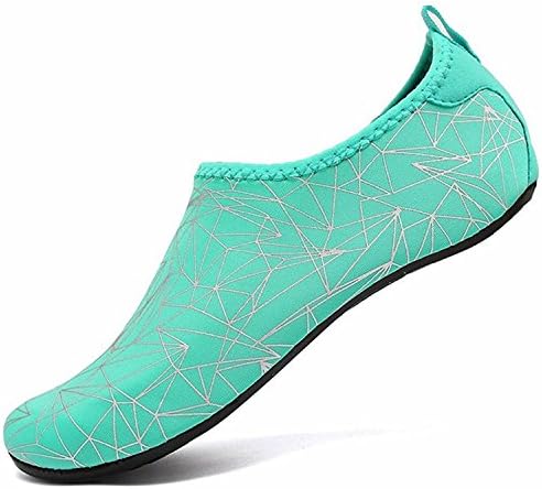 LeKuni Women's Mesh Slip on Water Shoes Water Aqua Shoes Swimming Pool Beach Sports Quick Drying Shoes(BD_ZhiXianQing_37)