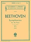 Symphonies - Book 1: Schirmer Library of Classics Volume 1562 Piano Solo