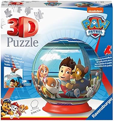 - Puzzle 3D Paw Patrol 72 Piezas, +6 años