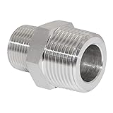 JoyTube Reducing Hex Nipple, 1" x 3/4" Male NPT