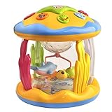 Kids Drum Set With Music and Lights Electronic Touch Flash Lights Drum Dynamic Lamplight Toy For Kids and Toddlers(Random color)