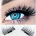 False Magnetic Eyelashes – No Glue, Mess-Free Reusable Lashes – Beautiful Natural Enhanced Eyes, Volumized Lashes (1 Pair, 4 Pcs) (small, black)