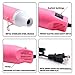 Bubble Buster Tool for Making Epoxy Glitter Tumblers,pecially-Made Mini Heat Gun for DIY Acrylic Resin Cups Tumblers,Seal Wax Melting,Remove Air Bubbles(Pink)