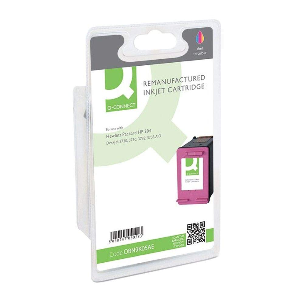 Q-Connect HP 304 Compatible Ink Cartridge Tri-Colour CMY N9K05AE-COMP