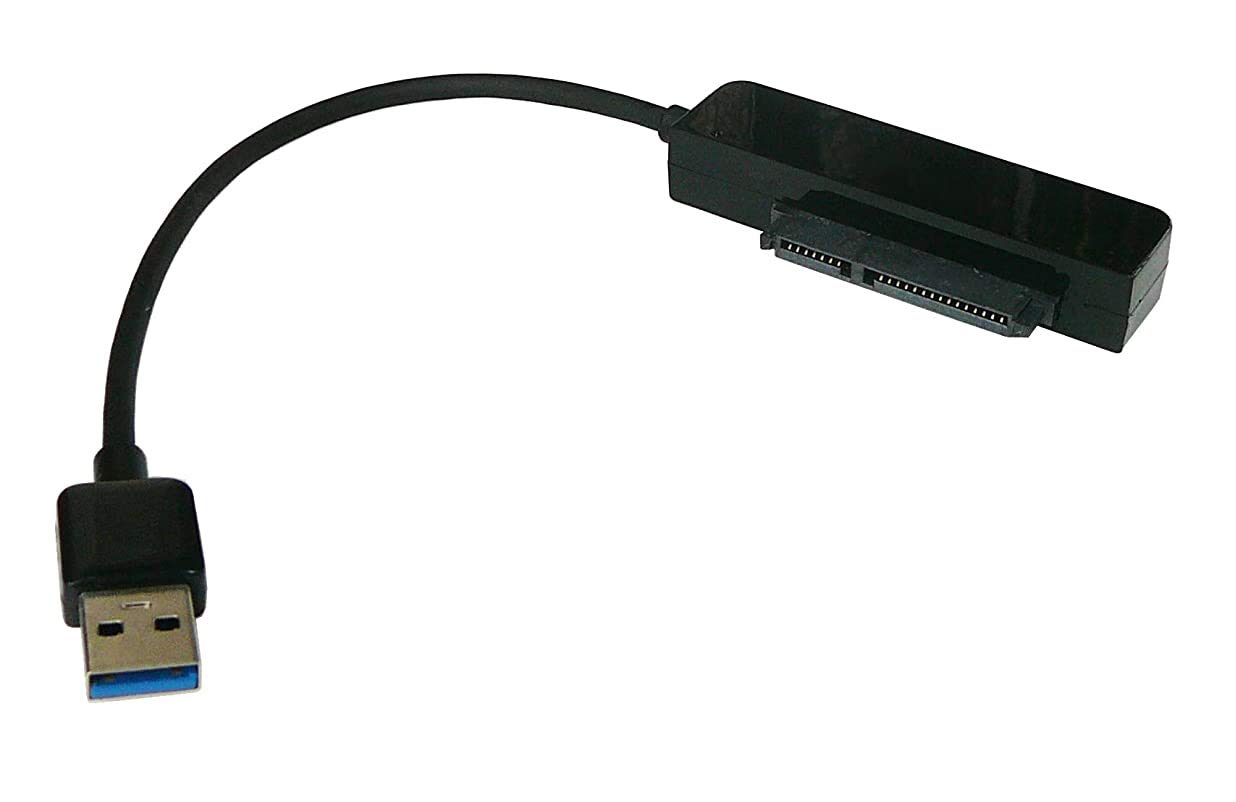 KALEA-INFORMATIQUE© Adapter Converter SATA to USB 3.0 Cable (USB3 SuperSpeed 5 Gbps) – For 2.5" or 3.5" SATA Disks – Compatible with Windows 2000, Me, XP, Vista, 7, 8, 10, Linux and Mac