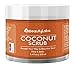 iBeautyLabs Face and Body Coconut Scrub – Pure Virgin Coconut Oil Exfoliator for Face – Exfoliates, Smoothens, and Nourishes Dull Skin – Best Body Scrub for Clearing Stretch Marks, Eczema, and Acne