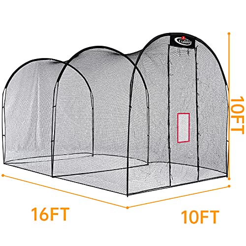 Gagalileo Batting Cage Baseball Cage Net Softball Cages, Heavy Duty