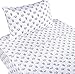Scientific Sleep Panda Cute Fun 100% Cotton Cozy Twin Bed Sheet Set, Flat Sheet & Fitted Sheet & Pillowcase Natural Bedding Set (White, Twin)