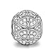NinaQueen 925 Sterling Silver Heart Love Clear Zirconia Charms Fit pandöra Charms for Bracelets Necklace Jewelry Christmas Gifts for Women Birthday Anniversary Gifts for Her Wife Mom Girls