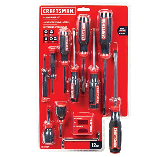 CRAFTSMAN Screwdriver Set with Precision Screwdrivers, 12Piece (CMHT65071) Pricepulse