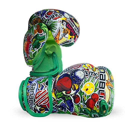 Sanabul Kids Boxing Kickboxing Training Gloves (4 oz, Dino Jungle