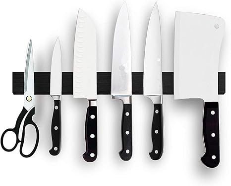 Amazon 21年最新版 包丁 マグネット 磁石 包丁立て 包丁スタンド マグネット ナイフラック ステンレス 強粘着テープ 壁掛け式 キッチンツール 簡単装着 30cm 包丁立て オンライン通販