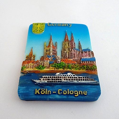 Germany koin -cologne creative characteristic tourist souvenirs household decorations 3D polyresin Fridge Magnet