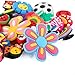 PP OPOUNT 30 Pieces Different PVC Shoe Charms for Croc& Jibbitz Bands Bracelet Wristband