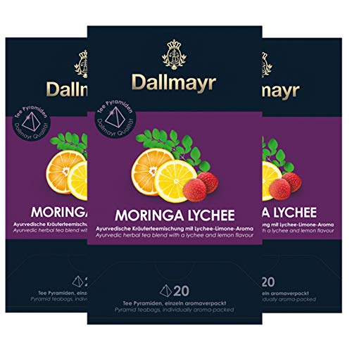 Dallmayr Teepyramide Moringa Lychee, 0.101 g 3er Pack