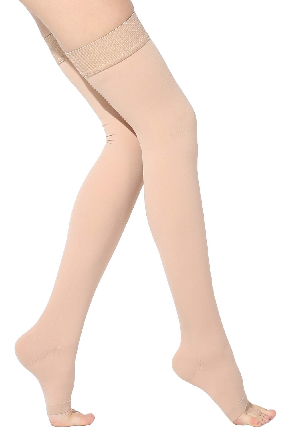 Ztl Thigh High Compression Stockings Women Men, 3040 mmHg