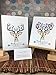 Buck or Doe? Gender Reveal deer fingerprint guest sign in page featuring a buck with arrow details