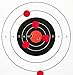 ChromaLabel 1 Inch Permanent Round Target Pasters for Shooting and Marksmanship, 1000 Labels per Dispenser Box, Red