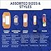 Care Science Adhesive Bandages Variety Pack, 120 CT - Including Fabric, Durable, Assorted Sizes, Clear, Decorative, & Waterproof Bandages. Helps Prevent Infections
