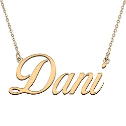 HUAN XUN Customized Custom Simple Any Name Necklace
