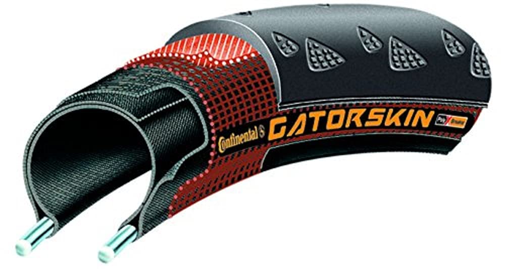 Continental Gatorskin Road Bike Tyres with German-Made Natural Rubber Tread and DuraSkin Protection | Durable and Fast Bicycle Tyre | Versatile Training and Commuter Cycle Tyre | 700x23c Tyres