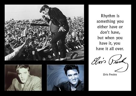 Elivs Presley Signed 49 A4 Elvis Quotes Music Legend Rock