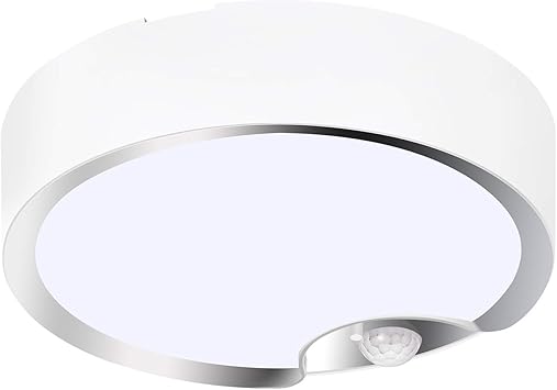 toowell lampara de techo con sensor de movimiento para interiores y exteriores funciona con pilas luces de techo led para pasillo lavanderia