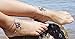 Bienvenu 2 Pcs Barefoot Sandals Beach Foot Jewelry Turquoise Jewelry Anklet Chain Arm Chain Tassel