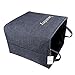 Household Denim Collapsible Large Size Laundry Hamper with Two Handles, Heavy Duty and Durable, Collapsible and Self Standing as Laundry Basket (17 x 13.3 x 16.5inch) (Large Denim)