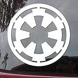 Star Wars Galactic Empire Vinyl Decal - White Window Sticker