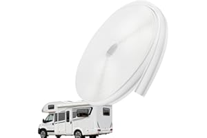 1" RV Trim Molding Insert - 100FT Heavy Duty Vinyl RV Screw Cover,Exterior Camper Trailer Trim Seal for Doors,Windows,Panels.