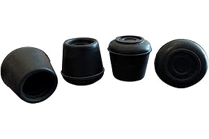 Shepherd Hardware 9126 3/4-Inch Rubber Leg Tips, 4-Pack