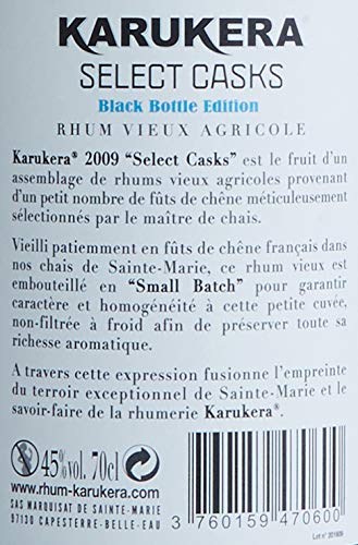 Karukera Select Casks Rhum Vieux Agricole mit Geschenkverpackung 2009 Rum (1 x 0.7 l) – Bild 7