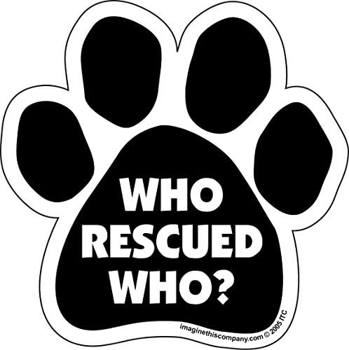 D1659 Car and Rescue Decal (Who Rescued Who?), 2 Pack