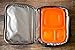 FS Kitchen Dishwasher Safe BPA Free Plastic 3-Compartment Lunch Box with Lid, Set of 6